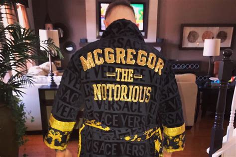 conor versace robe|Conor McGregor Custom.